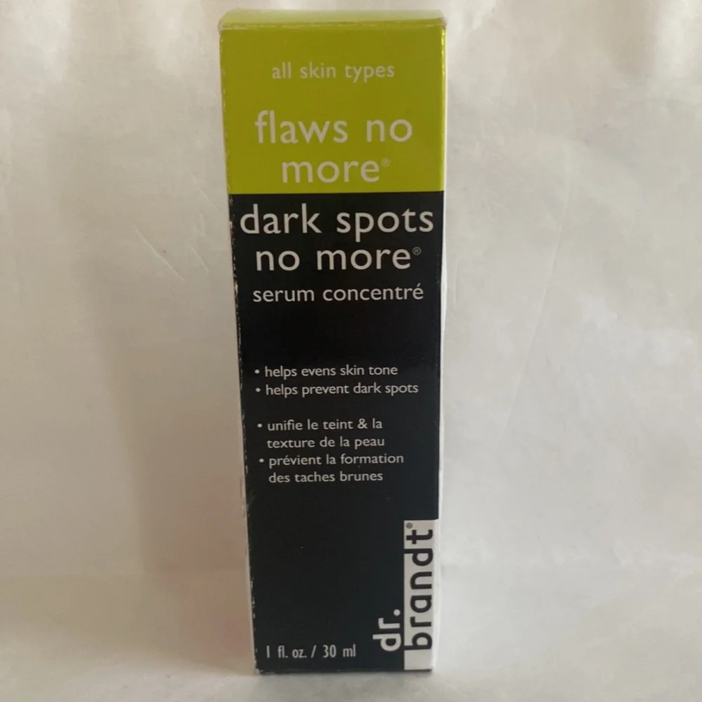 DR. BRANDT Flaws No More Dark Spots No More Serum Concentré 1oz $68 NIB
